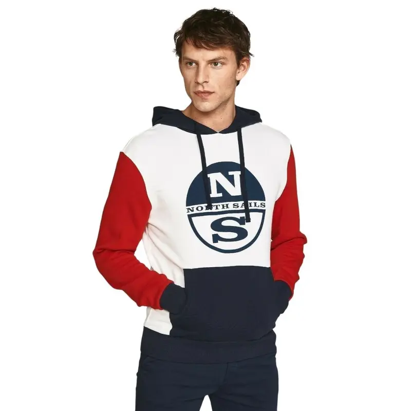 Felpa da uomo con cappuccio North Sails