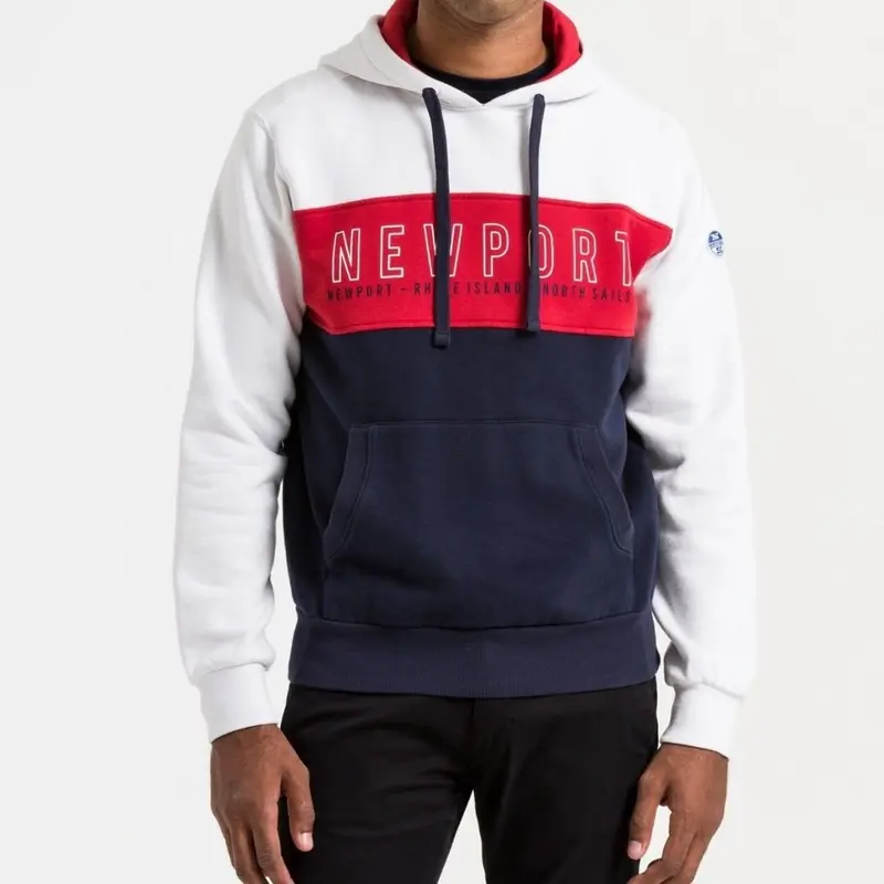 Felpa da uomo con cappuccio North Sails