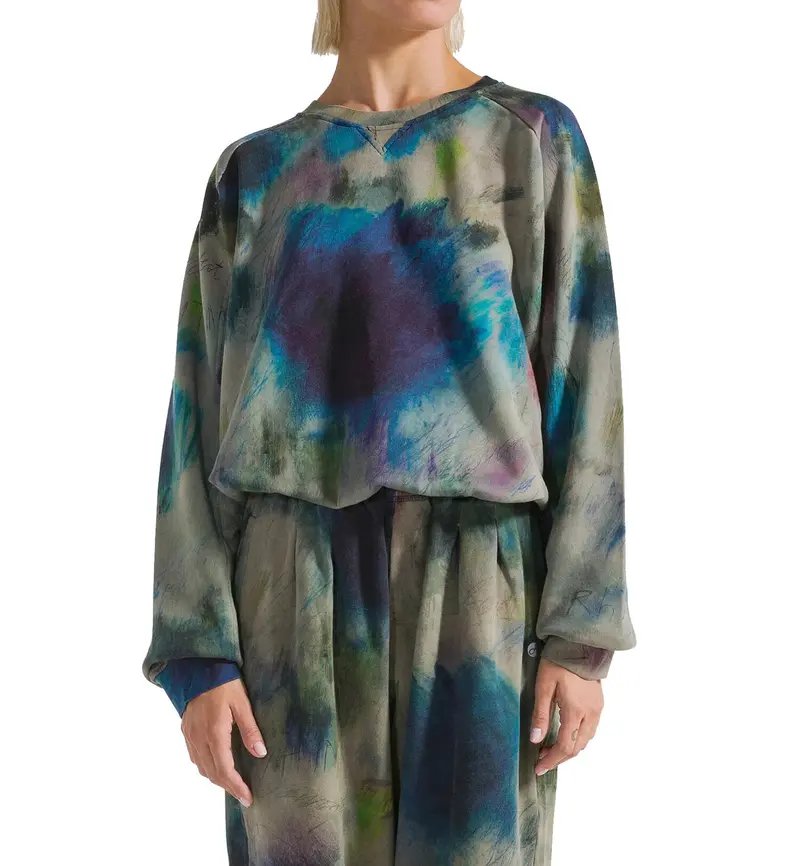 Felpa donna Deha girocollo maglia stampata