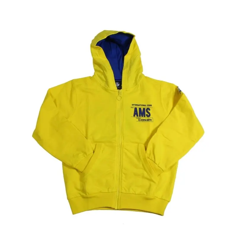 Felpa gialla da bambino North Sails
