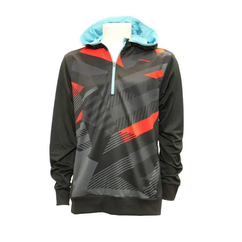 Felpa Head uomo zip e cappuccio