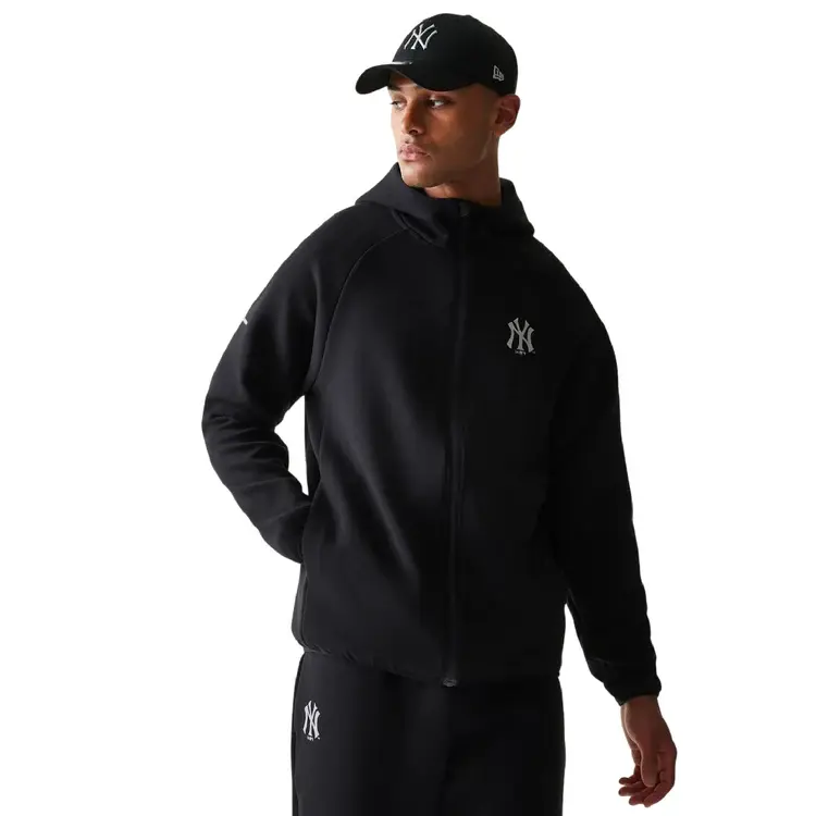 FELPA UOMO CON CAPPUCCIO NEW ERA MLB NY YANKEES TECH FULL ZIP