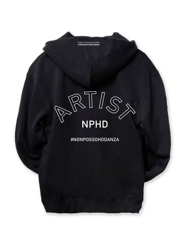Felpa zip Artist PERSONALIZZABILE
