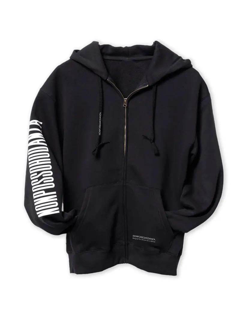 Felpa zip NONPOSSOHODANZA PERSONALIZZABILE