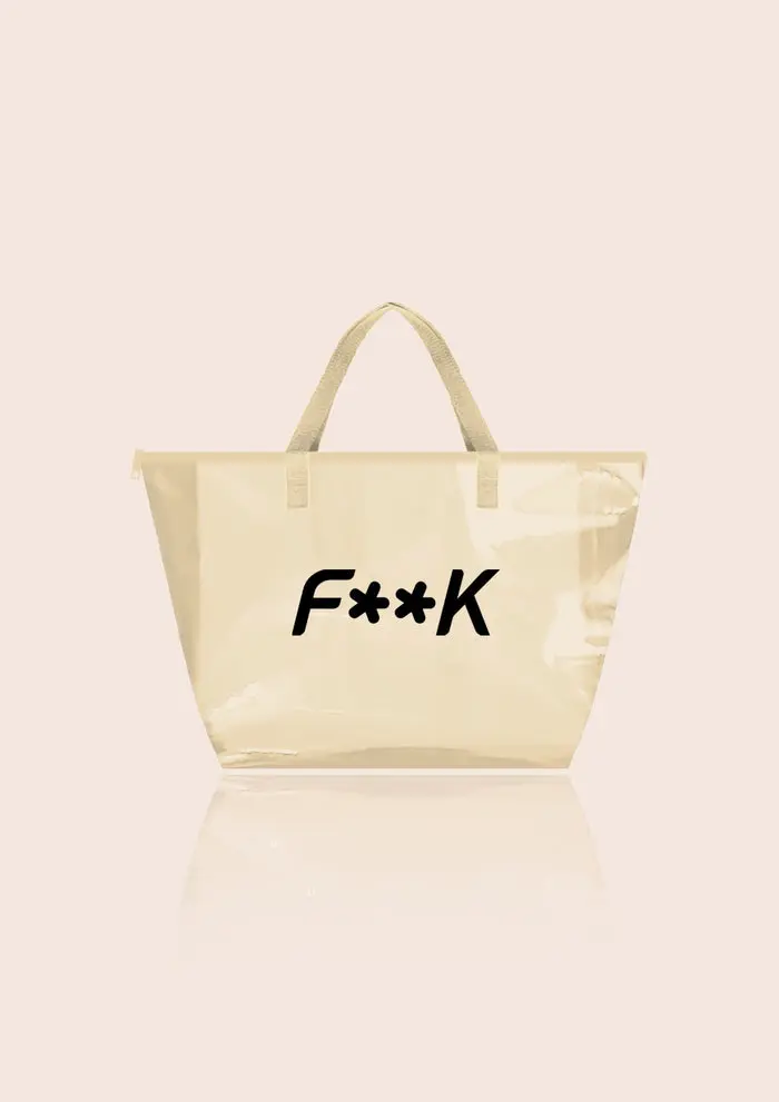 FK BORSA IN PVC CON LOGO F**K U01AU98BG