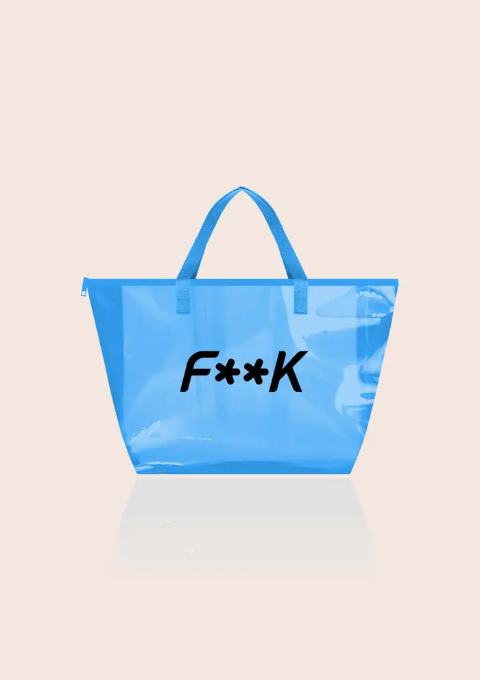 FK BORSA IN PVC CON LOGO F**K U01AU98TQ
