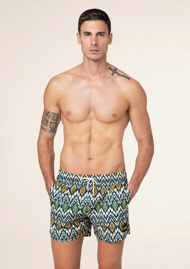 FK COBA COSTUME BOXER FANTASIA A FOGLIE UOMO M02BA31X11