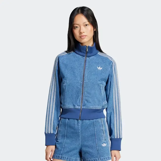 GIACCA ADIDAS ORIGINALS DENIM TRACK TOP DONNA JEANS JD2570
