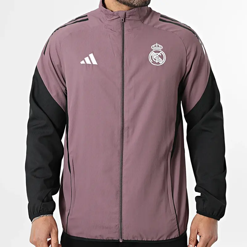 GIACCA ADIDAS REAL MADRID PREMATCH JACKET JZ8991 UOMO 2025/26
