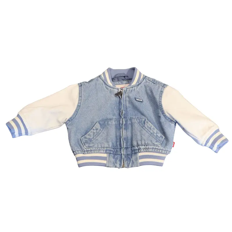 GIACCA BOMBER LEVI'S DENIM TRUCKER CONTRAST JUNIOR