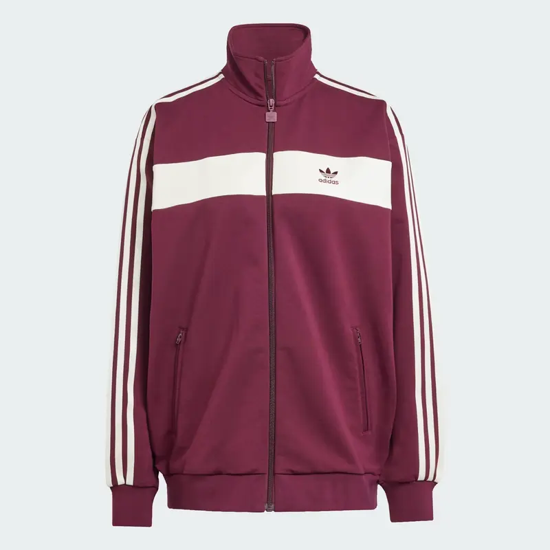 GIACCA DONNA ADIDAS ORIGINALS RÉTRO TRACK TOP – BORDEAUX
