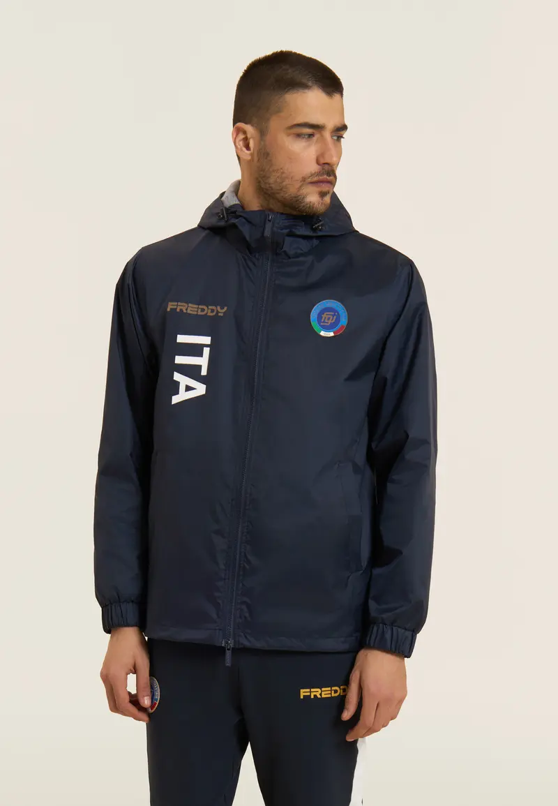 Giacca Impermeabile Unisex Federazione Ginnastica d'Italia