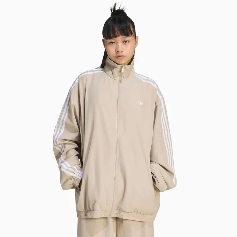 GIACCA OVERSIZE DONNA ADIDAS ORIGINALS ADILENIUM FIREBIRD AVORIO