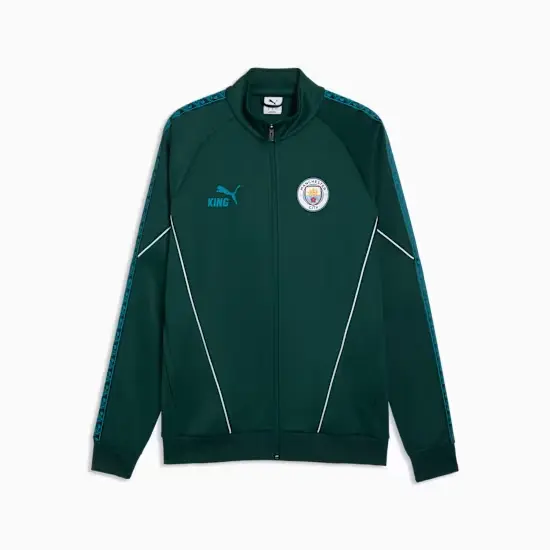 GIACCA PUMA MANCHESTER CITY FC KING ANTHEM 782173 GRIGIO VERDE UOMO