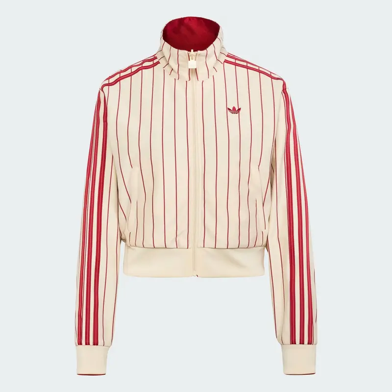 GIACCA REVERSIBILE DONNA ADIDAS ORIGINALS FIREBIRD TRACK TOP BEGIE ROSSO