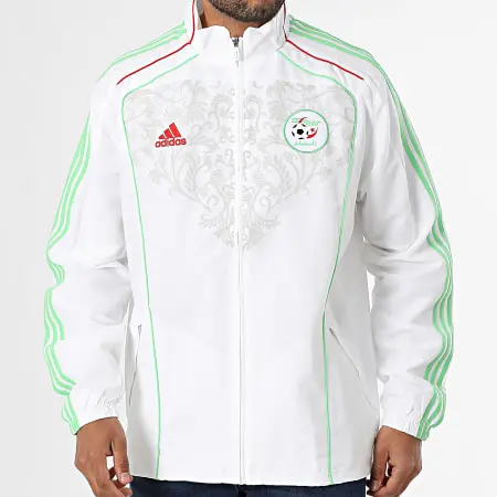 GIACCA UOMO ALLENAMENTO ADIDAS ALGERIA 2025 BIANCA JE5343