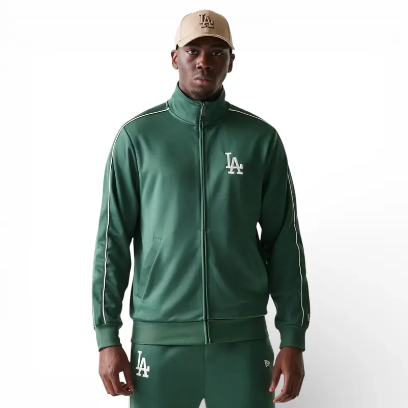 GIACCA UOMO NEW ERA MLB TRACK TOP LA DODGERS – DARK GREEN