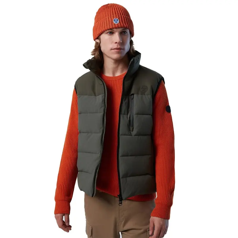 Gilet uomo North Sails in ripstop riciclato e poliestere