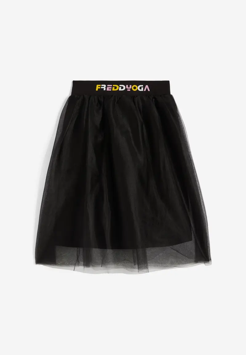 Gonna da bambina con sopragonna in tulle