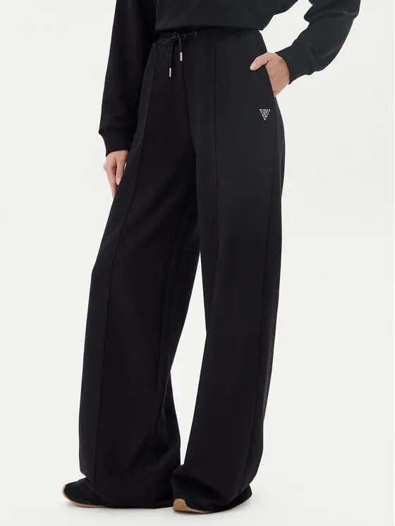 GUESS PANTALONE DI TUTA PRIMULA RHINESTONES DONNA V5GB07KCRP0 JBLK