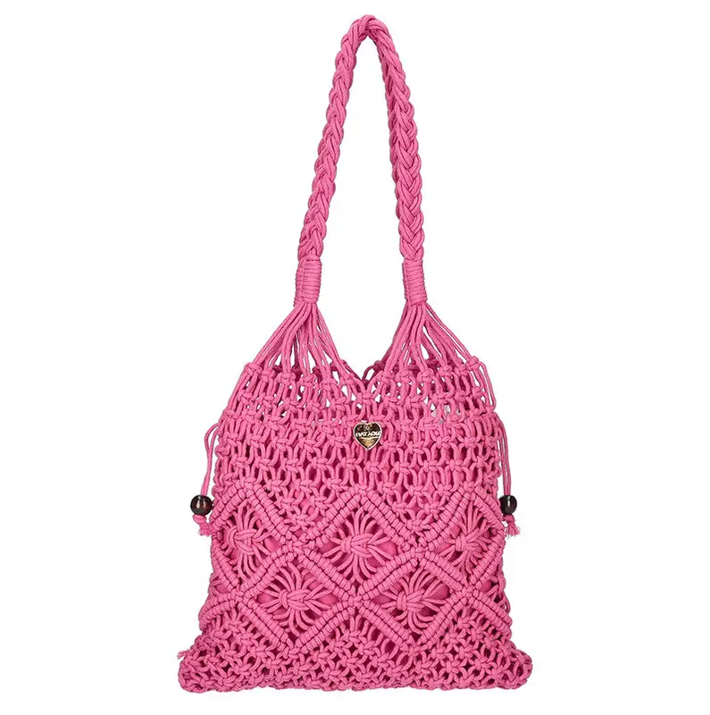 HATYOU BORSA SHOPPER IN MACRAME 34x28 BP0328 FUX