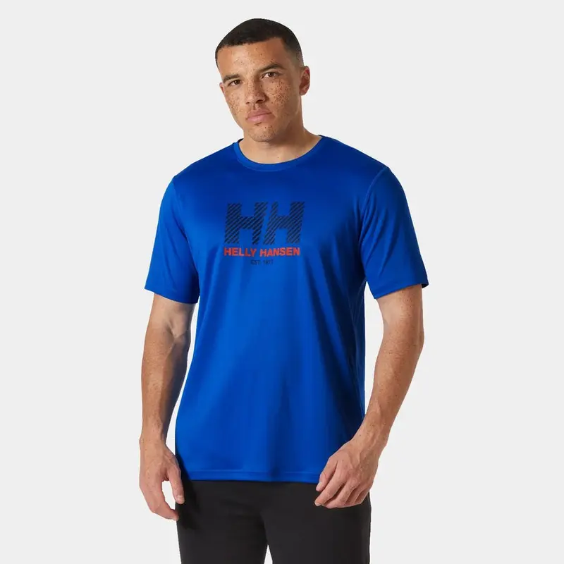 HELLY HANSEN T-SHIRT TECH 2.0 CON GRAFICA SU PETTO UOMO 49574 543