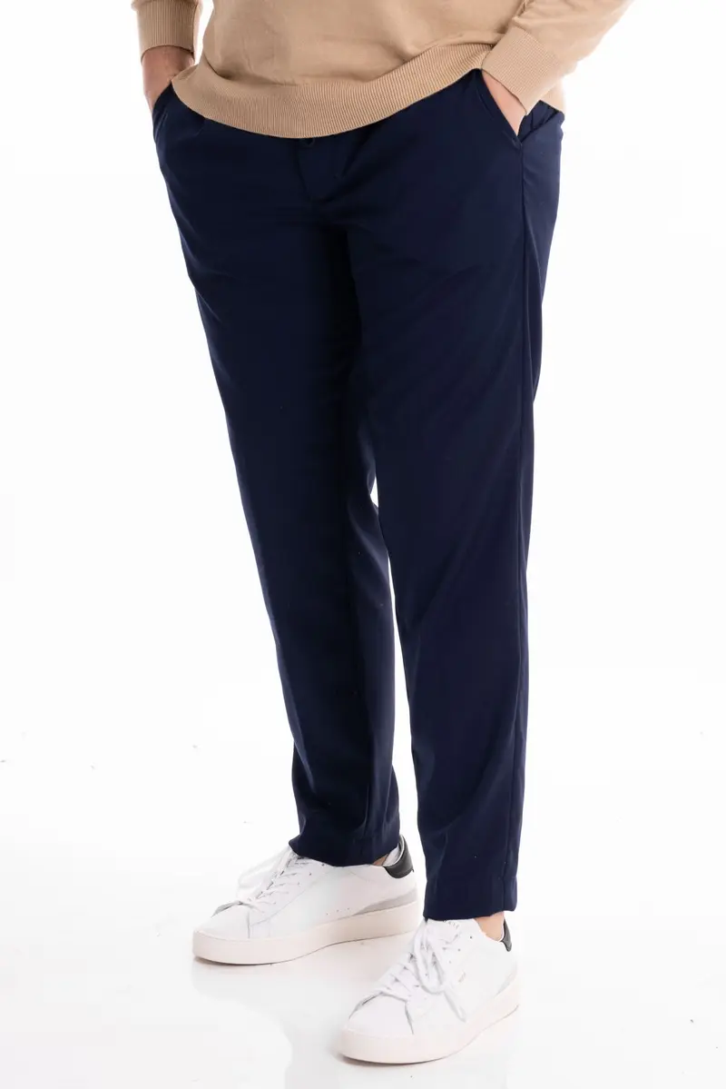 HYPS PANTALONE FRESCO LANA UOMO MODELLO MILANO MILANO 13 BLU