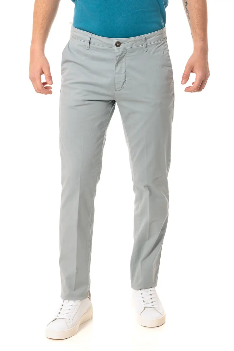 HYPS PANTALONE UOMO FIORENTINO IN GABARDINA LEGGERA FIORENTINO L03 GRI
