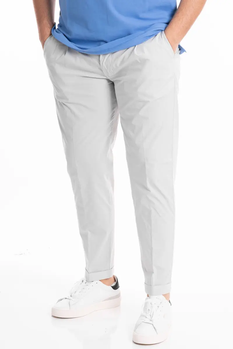 HYPS PANTALONE UOMO MODELLO VIAREGGIO IN POPELINE LEGGERO VIAREGGIO PCAY14 PRL