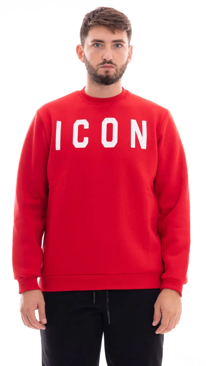 ICON FELPA GIROCOLLO UOMO IU9023FG ROS