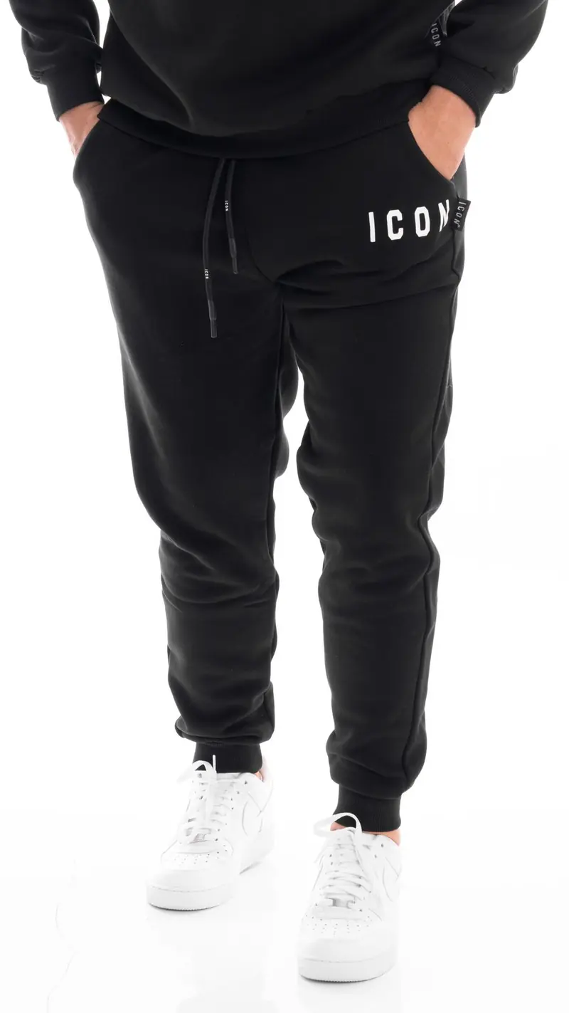 ICON PANTALONE CON LOGO GRANDE UOMO IU9018P NRP