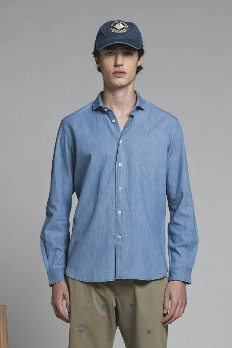 IMPURE CAMICIA CON COLLO FRANCESE UOMO RILEY DNSC49
