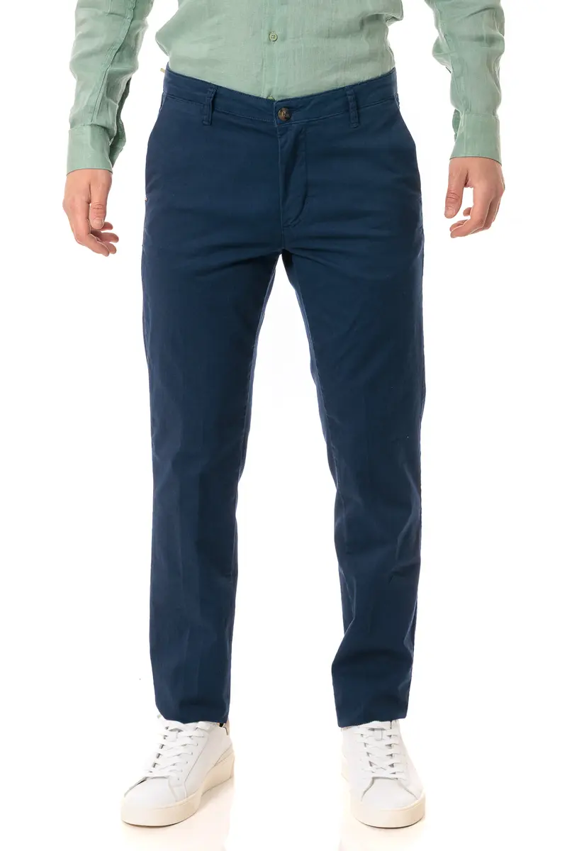 IMPURE CAMICIA IN LINO SLIM CON COLLETTO FRANCESE TINTO IN TESSUTO UOMO RILEY LINC73