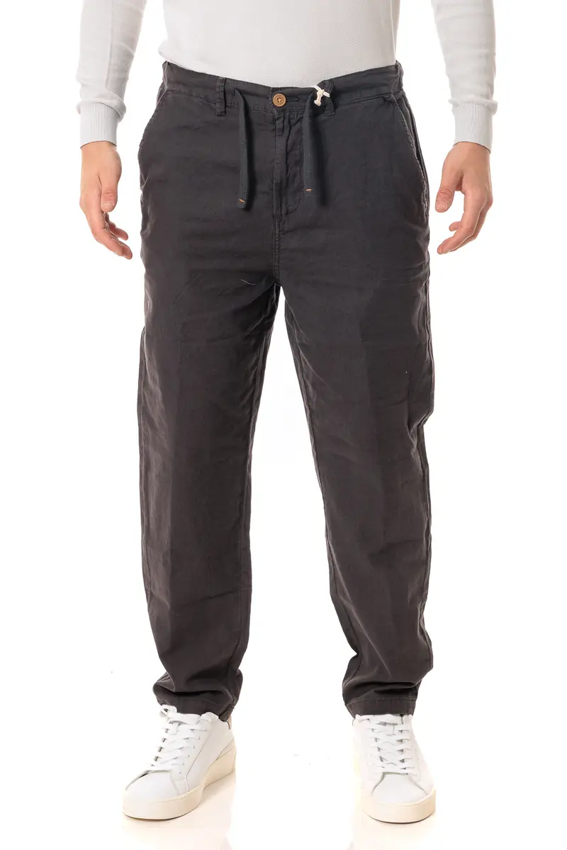 IMPURE MILES CHINO PANTALONE IN MISTO LINO CONFORT UOMO MILES MLNC10