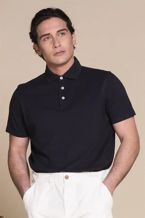 IMPURE PETER POLO IN PIQUET ELASTICIZZATO CON COLLETTO FRANCESE UOMO PETER PIQC01