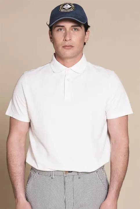 IMPURE PETER POLO IN PIQUET ELASTICIZZATO CON COLLETTO FRANCESE UOMO PETER PIQC24