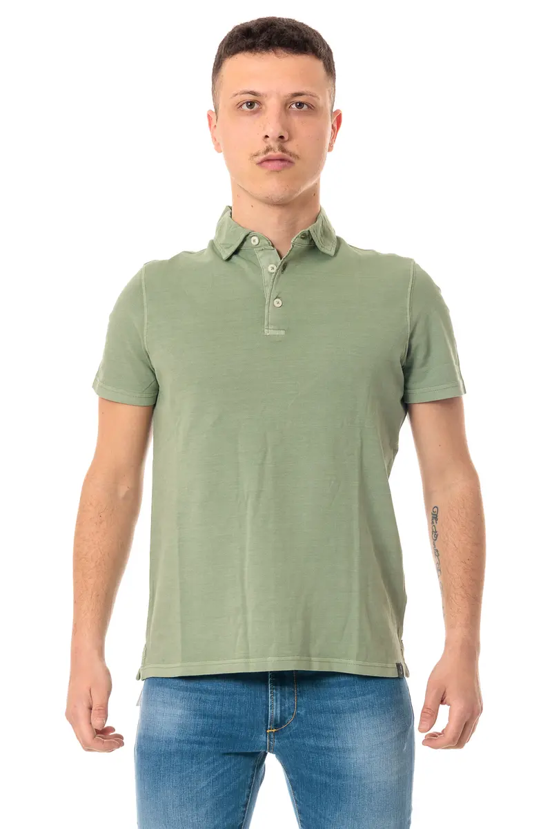 IMPURE PETER POLO IN PIQUET ELASTICIZZATO CON COLLETTO FRANCESE UOMO PETER PIQC66