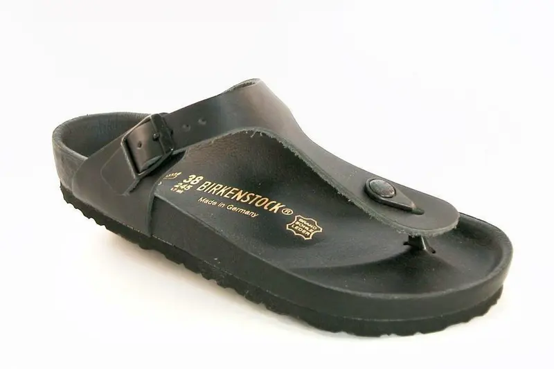 Infradito Birkenstock Gizeh donna pelle nera
