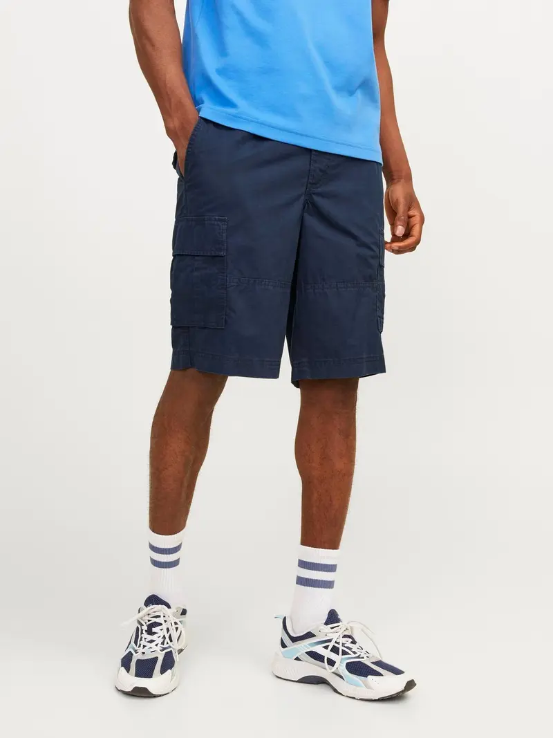 JACK&JONES BERMUDA CARGO STCOLE CAMPAIGN UOMO 12253222 NVB