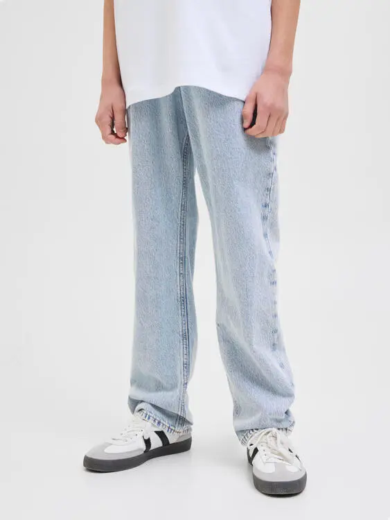 JACK&JONES JR JEANS CHRIS IN COTONE CON LAVAGGIO STONEWASH JR (col
