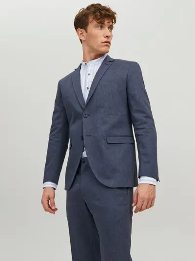 JACK&JONES M RIVIERA LINEN BLAZER SLIM FIT 12228721