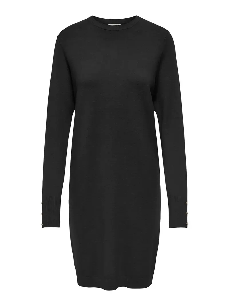 JACQUELINE DE YONG ABITO MALOU MANICA LUNGA GIROCOLLO DONNA 15328335 BLK