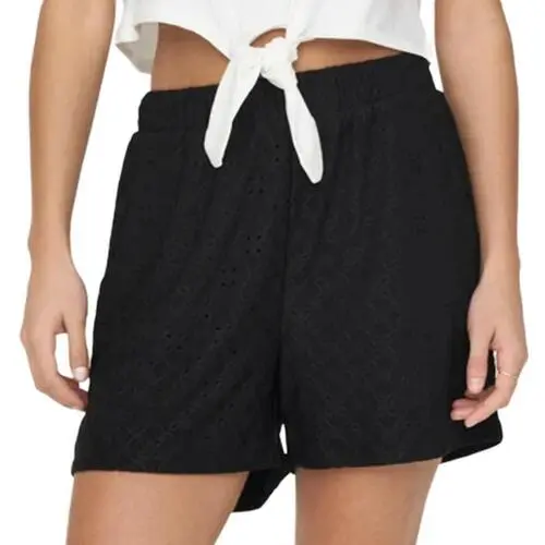 JACQUELINE DE YONG CATCHINKA BERMUDA IN COTONE DONNA 15291935 BLK