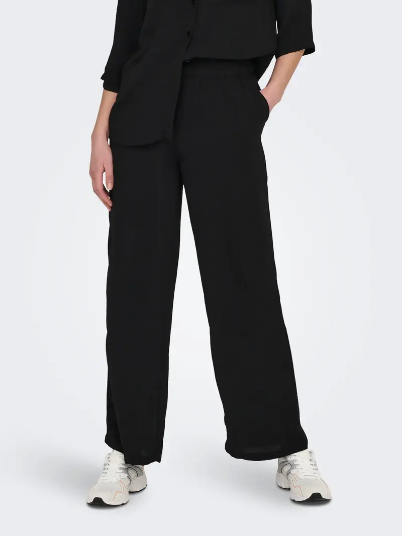 JACQUELINE DE YONG DIVYA PANTALONI CON ELASTICO ARRICCIATO IN VITA DONNA (COL