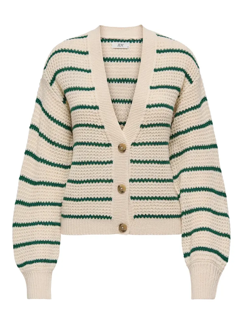 JACQUELINE DE YONG MAGLIONE ELLEN NECK STRIPE CON BOTTONI DONNA 15328338 WTG