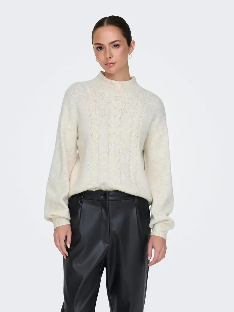 JACQUELINE DE YONG MAGLIONE SUSANNA MANICA LUNGA DONNA(WHITECAP GRAY) 15328351 WTG