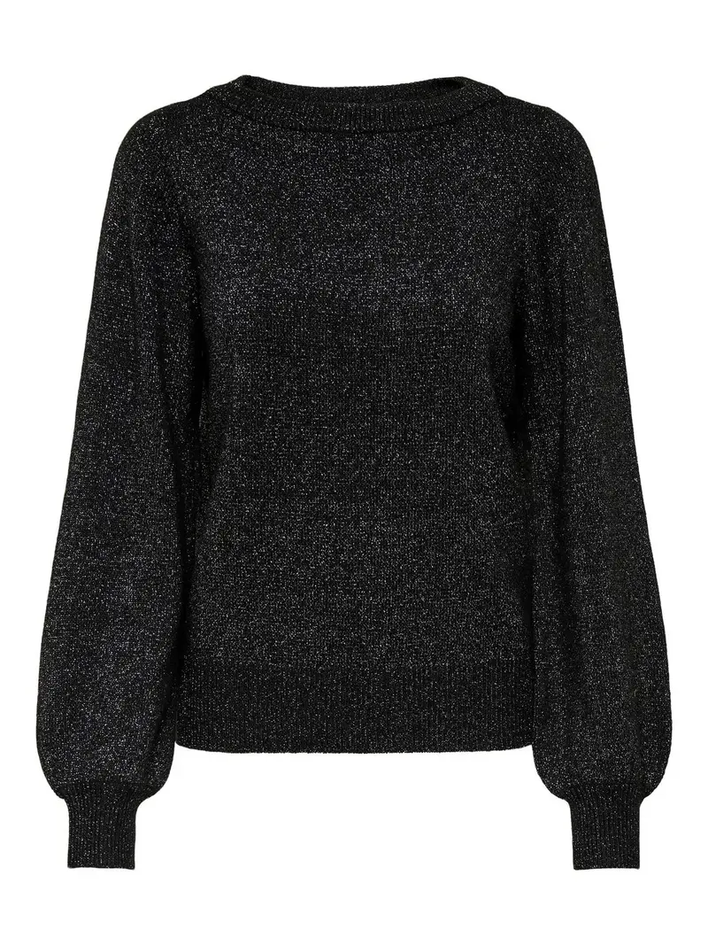 JACQUELINE DE YONG MEGLIONE RUE GIROCOLLO CON GLITTER DONNA 15330648 BLK