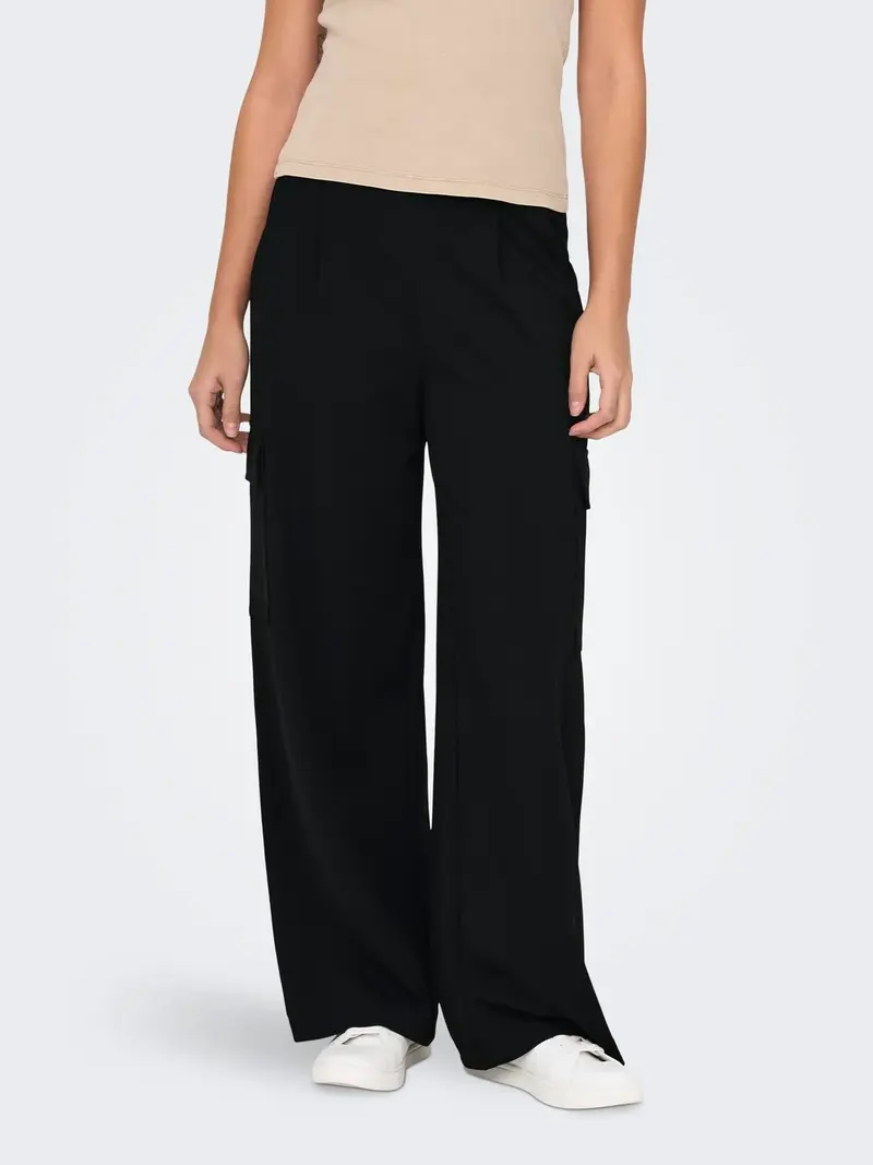 JACQUELINE DE YONG PANTALONE MALFY A ZAMPA DONNA 15312203 BLK
