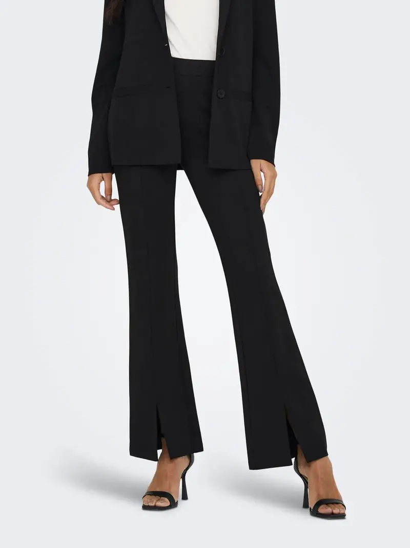 JACQUELINE DE YONG PANTALONE PRETTY A ZAMPA DONNA 15234628 BLK