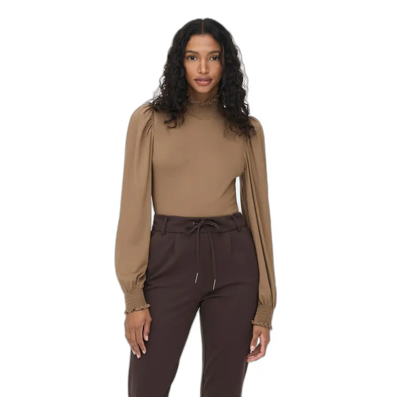 JACQUELINE DE YONG PULLOVER ELVA LONG SLEEVES SMOCK TOP DONNA 15278771 TSC